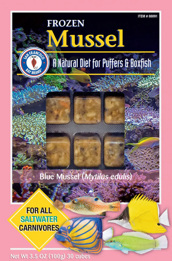 San Francisco Bay Frozen Mussels Cubes 100g - Image 1