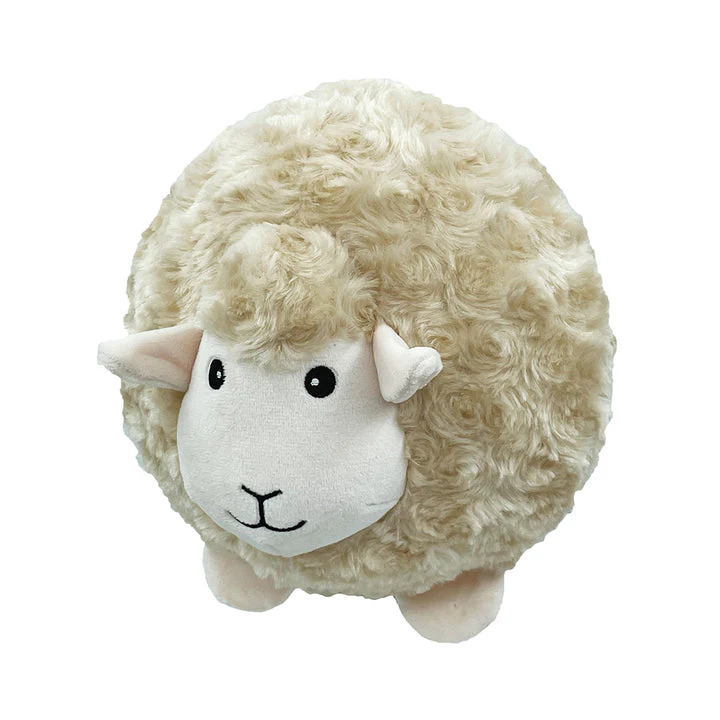 Petlou Plush Dog Toy Lamb Ball 8in - Image 1