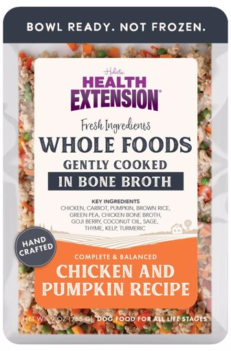 Health Extension Gently Cooked 9 oz Chicken and Pumpkin Pouch - Image 1