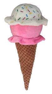 Petlou Dog Plush Ice Cream  10In - Image 1