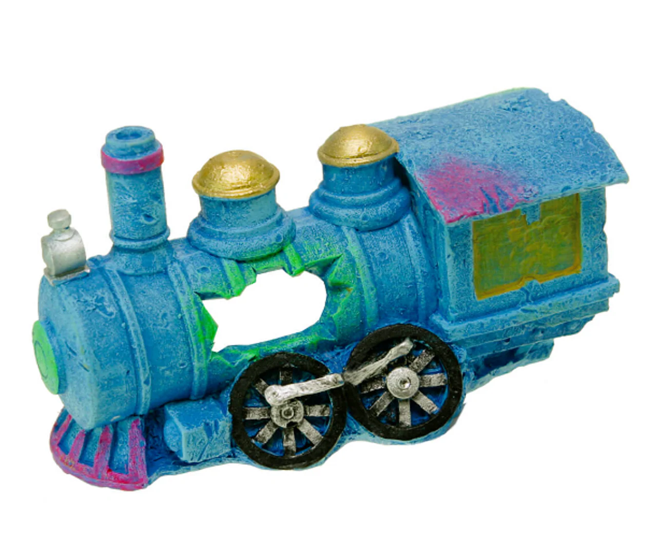 Blue Ribbon Exotic Environments Steam Locomotive Ornament - Image 1
