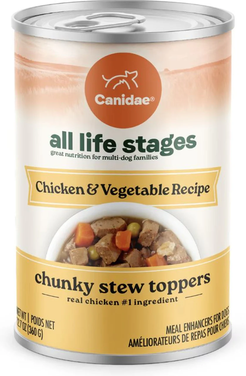 Canidae All Life Stages Chicken & Vegetable Chunky Stew Canned Dog Food 12.7oz - Image 1