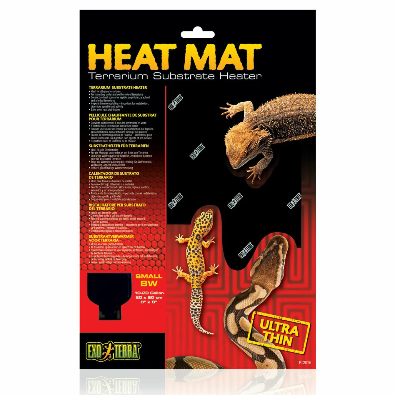 Exo Terra Heat Mat 8W Terrarium Substrate Heater - Image 1