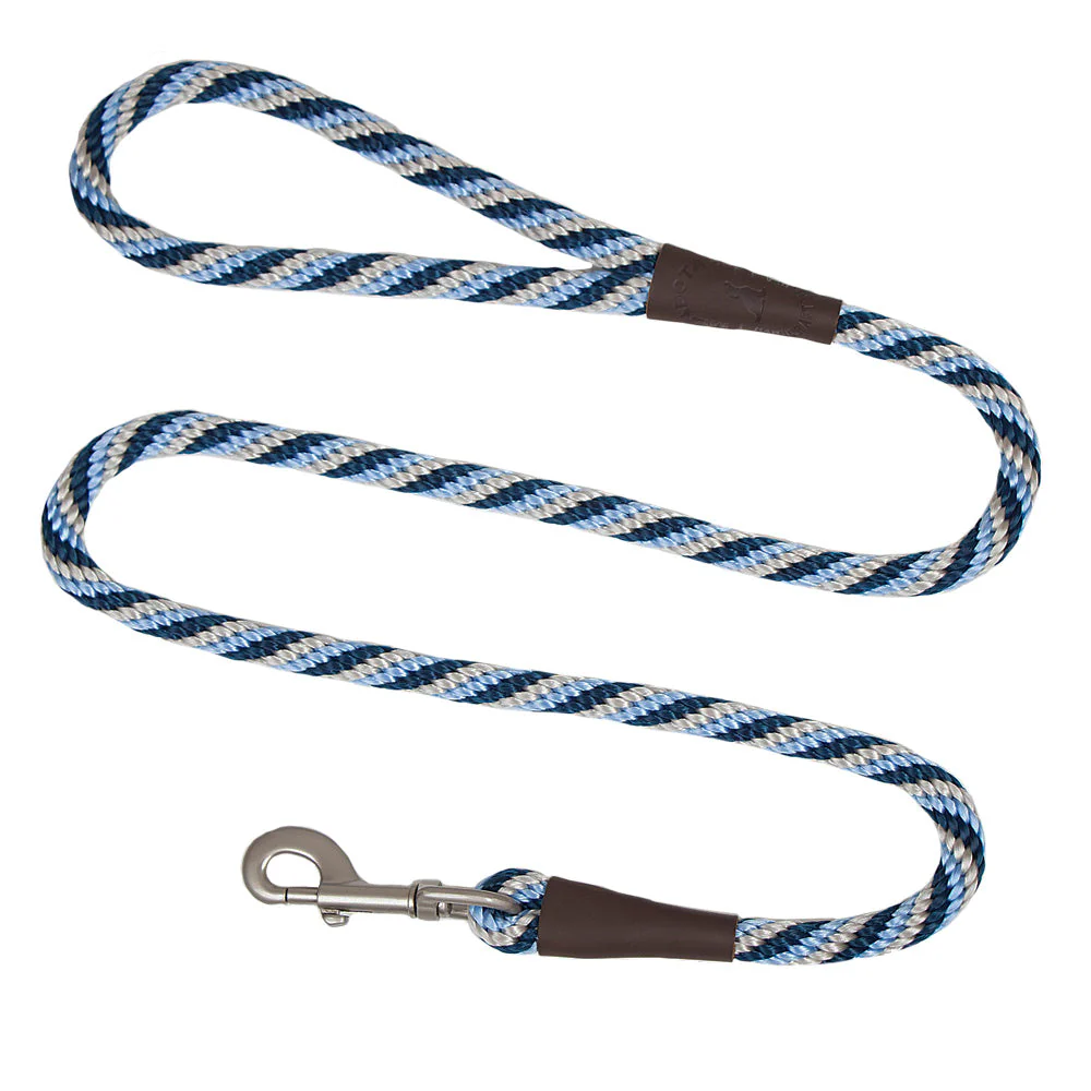 Mendota Snap Leash Large 1/2 in Lead 6 ft Arctic - Image 1
