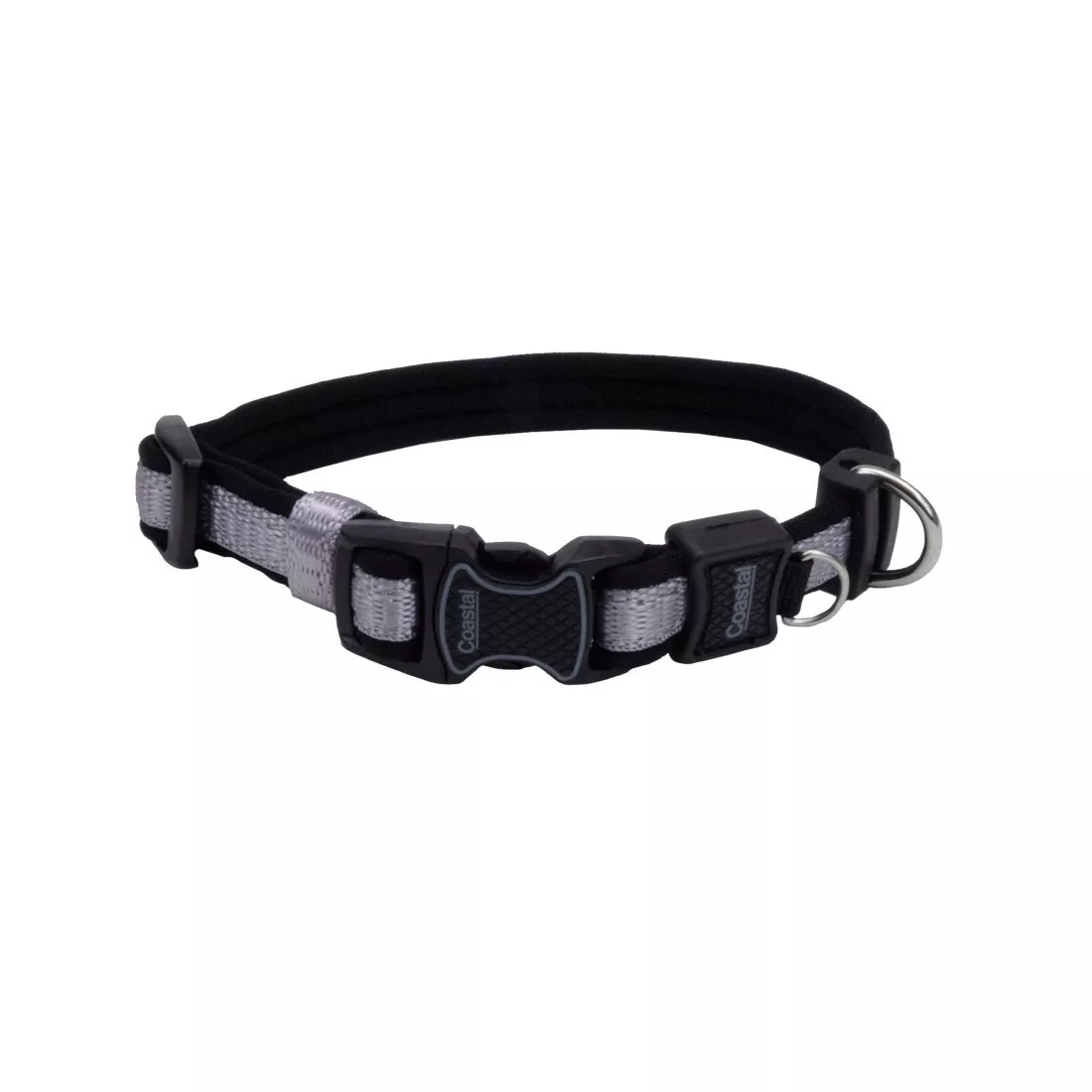 Coastal Inspire 5/8in Wide 10-14in Dog Collar Grey - Image 1