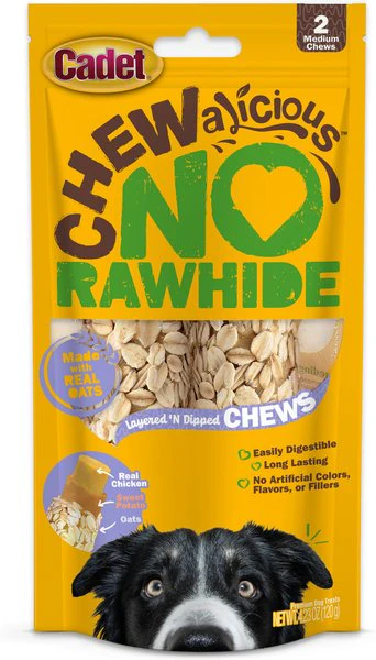 IMS Cadet No Hide Dog Chew Layered Oat 2pk - Image 1