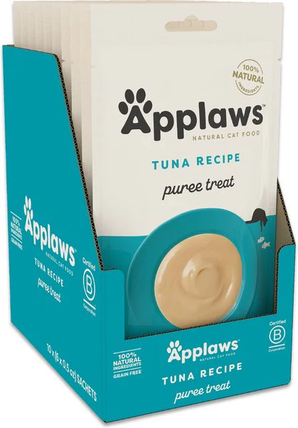 Applaws Tuna Puree Lickable Cat Treats 0.5oz 6pk - Image 1