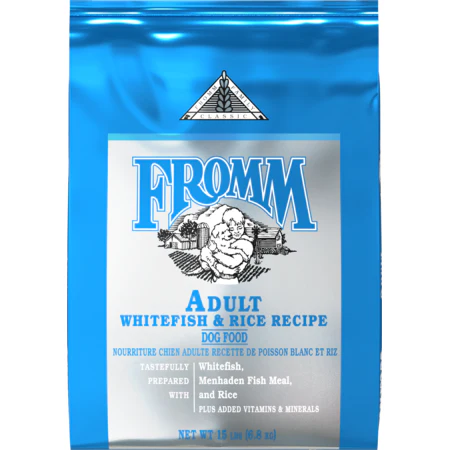 Fromm Adult Whitefish & Rice Recipe Dry Dog Food 15lb - Image 1