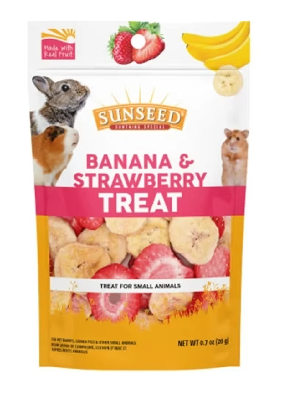 Vitakraft Sunseed Banana & Strawberry Treat .7oz - Image 1