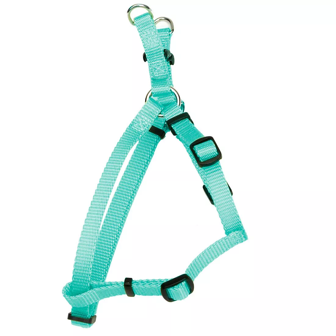 Coastal Comfort Wrap Adjustable 5/8in Wide 16-24in Step In Dog Harness Teal - Image 1