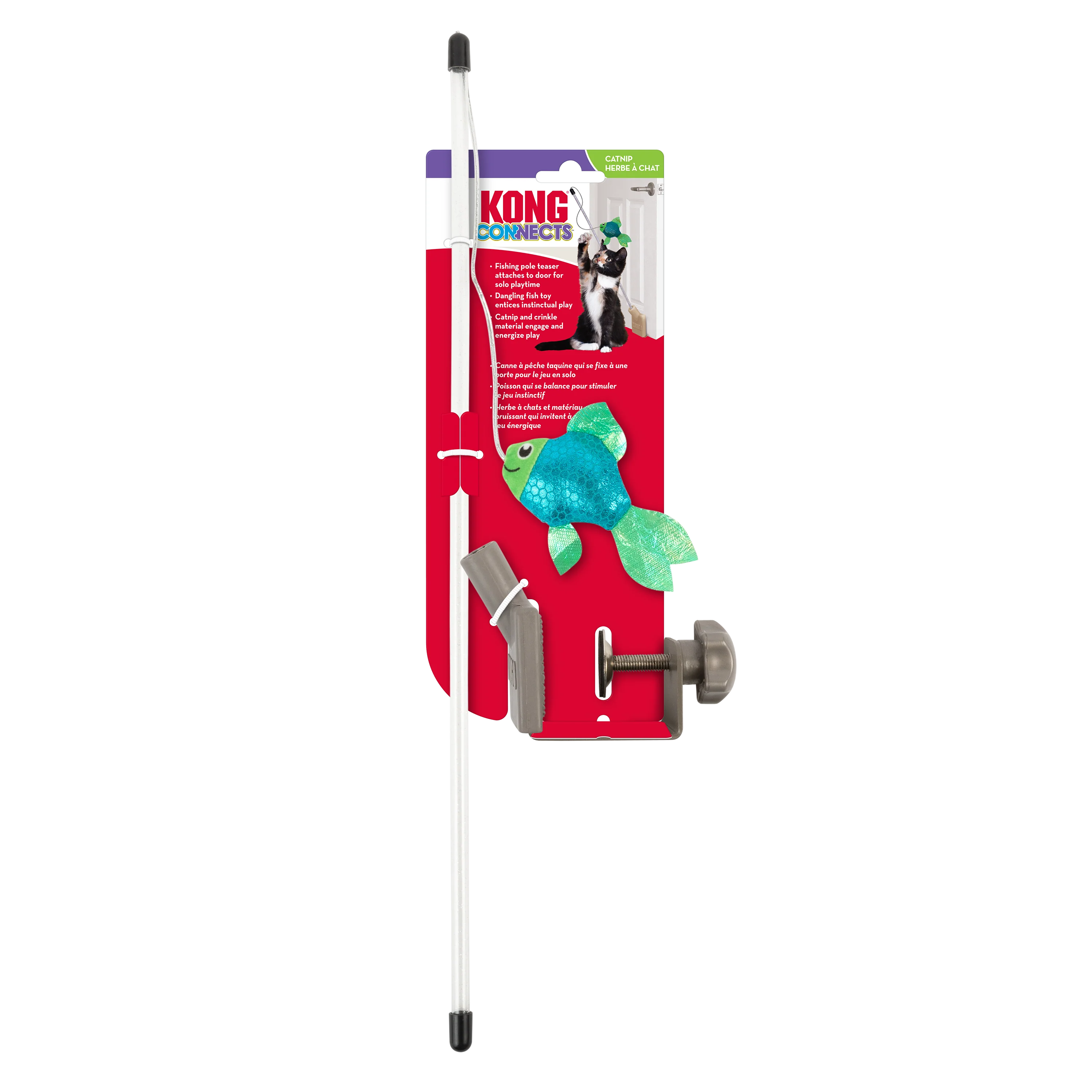 Kong  Cat Toy Connects Angler Door Teaser - Image 1