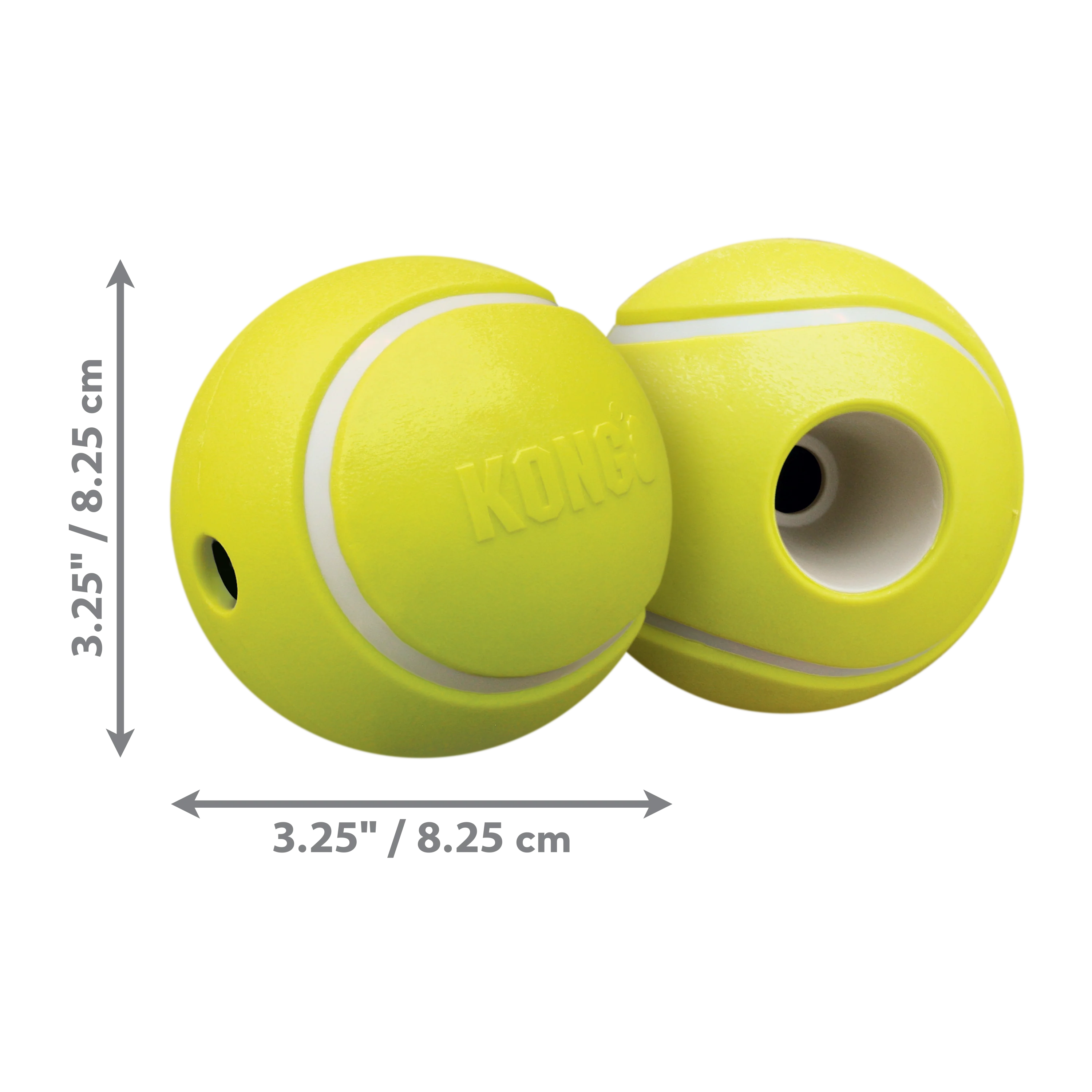 Kong Dog Toy Rewards Tennis Large Treat Dispenser - Image 1