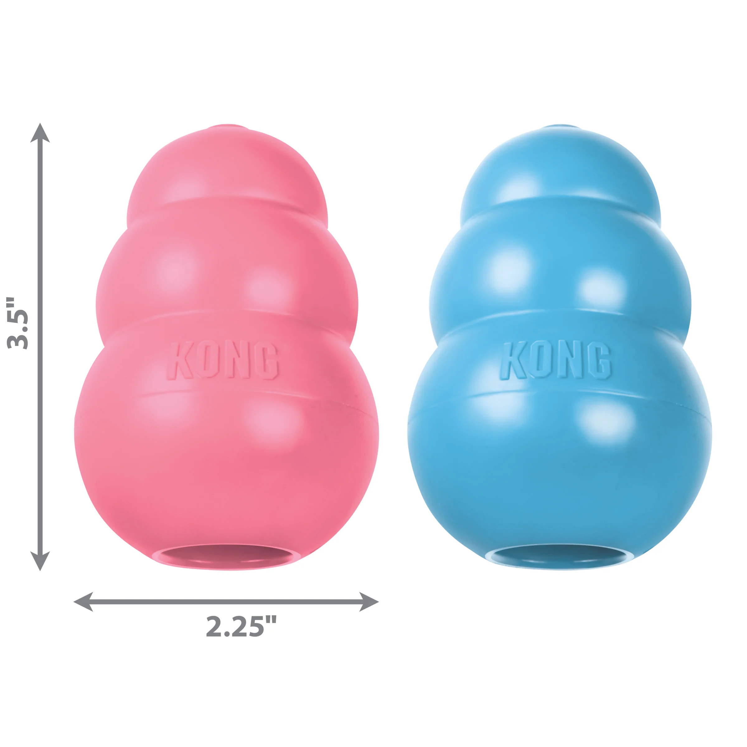 Kong Dog Toy KONG Puppy Medium Assorted - Image 1