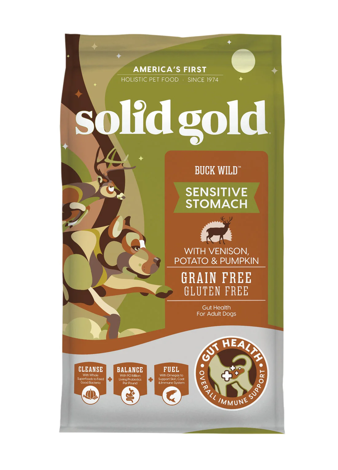 Solid Gold Wild Buck Venison Dry Dog Food 3.75oz - Image 1