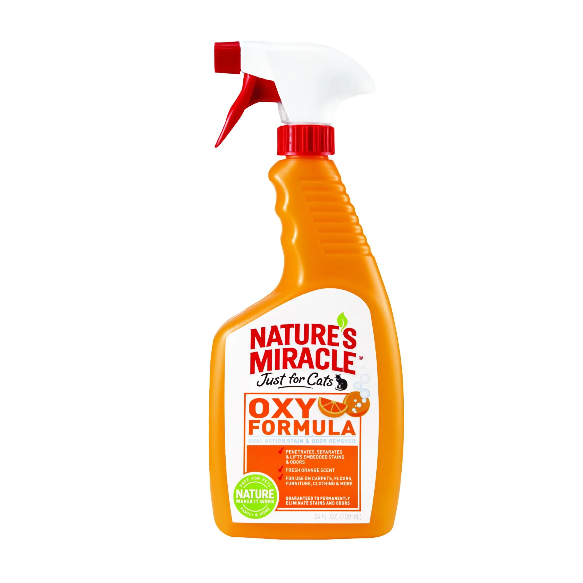 Natures Miracle Just for Cats Orange Oxy Stain and Odor Remover - Image 1
