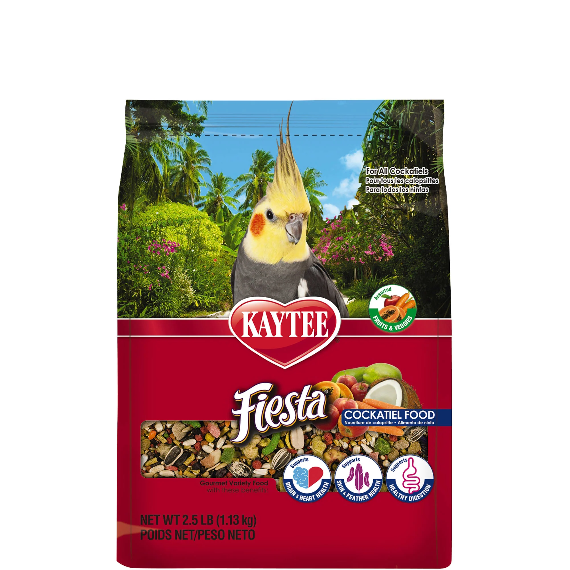 Kaytee Fiesta Cockatiel Food 4.5 lb - Image 1