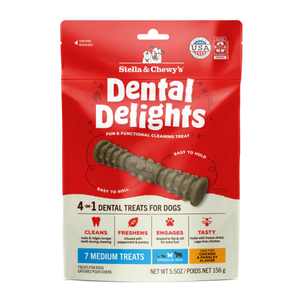 Stella&Chewys Dog Dental Delights Medium 5.5oz - Image 1