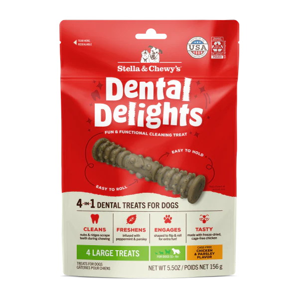 Stella&Chewys Dog Dental Delights Large 5.5oz - Image 1