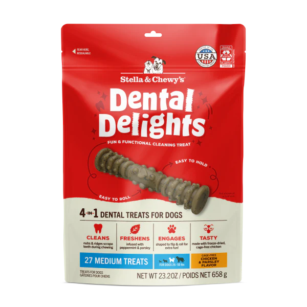 Stella&Chewys Dog Dental Delights Medium 23.2oz - Image 1