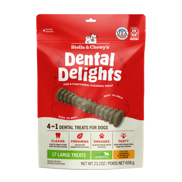 Stella&Chewys Dog Dental Delights Large 23.2oz - Image 1