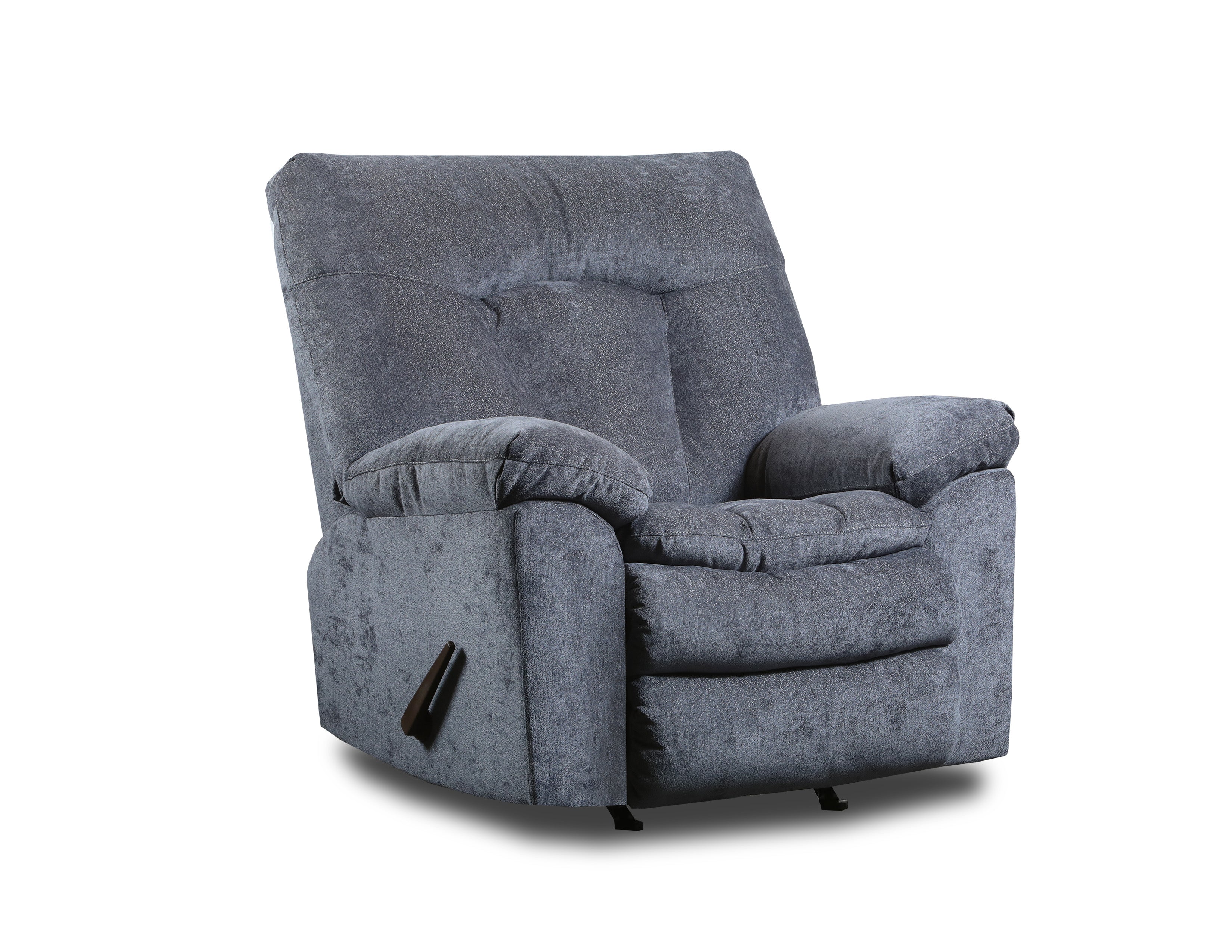 1008 270-60 Southern Motion Bennet Manual Rocker Recliner in Avery Navy Fabric - Image 1