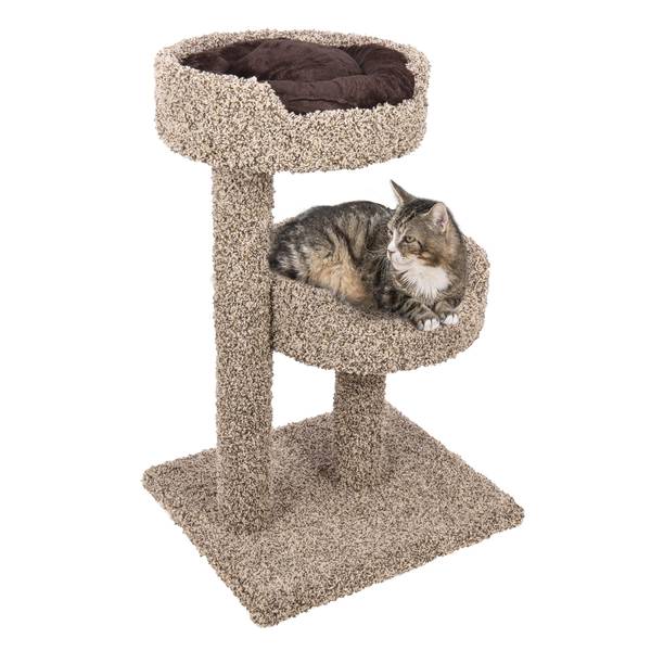 Ware Two Story Cat Perch with Donut Bed - Image 1
