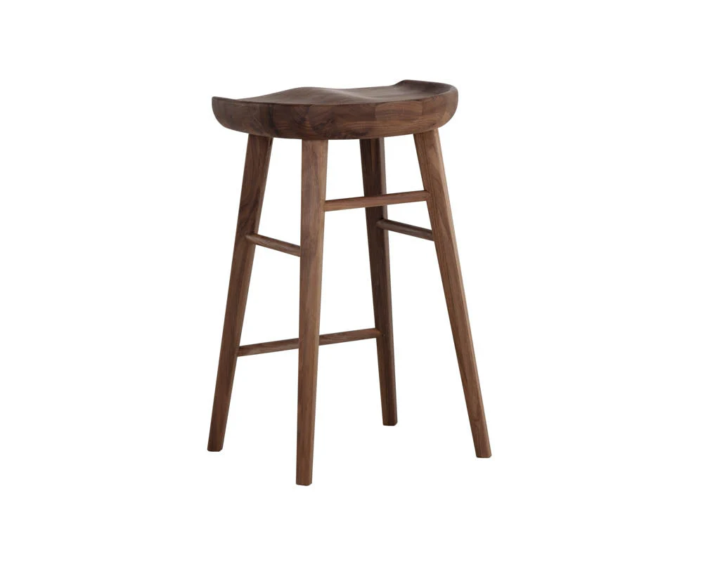 Walnut Counter Stool - Image 2