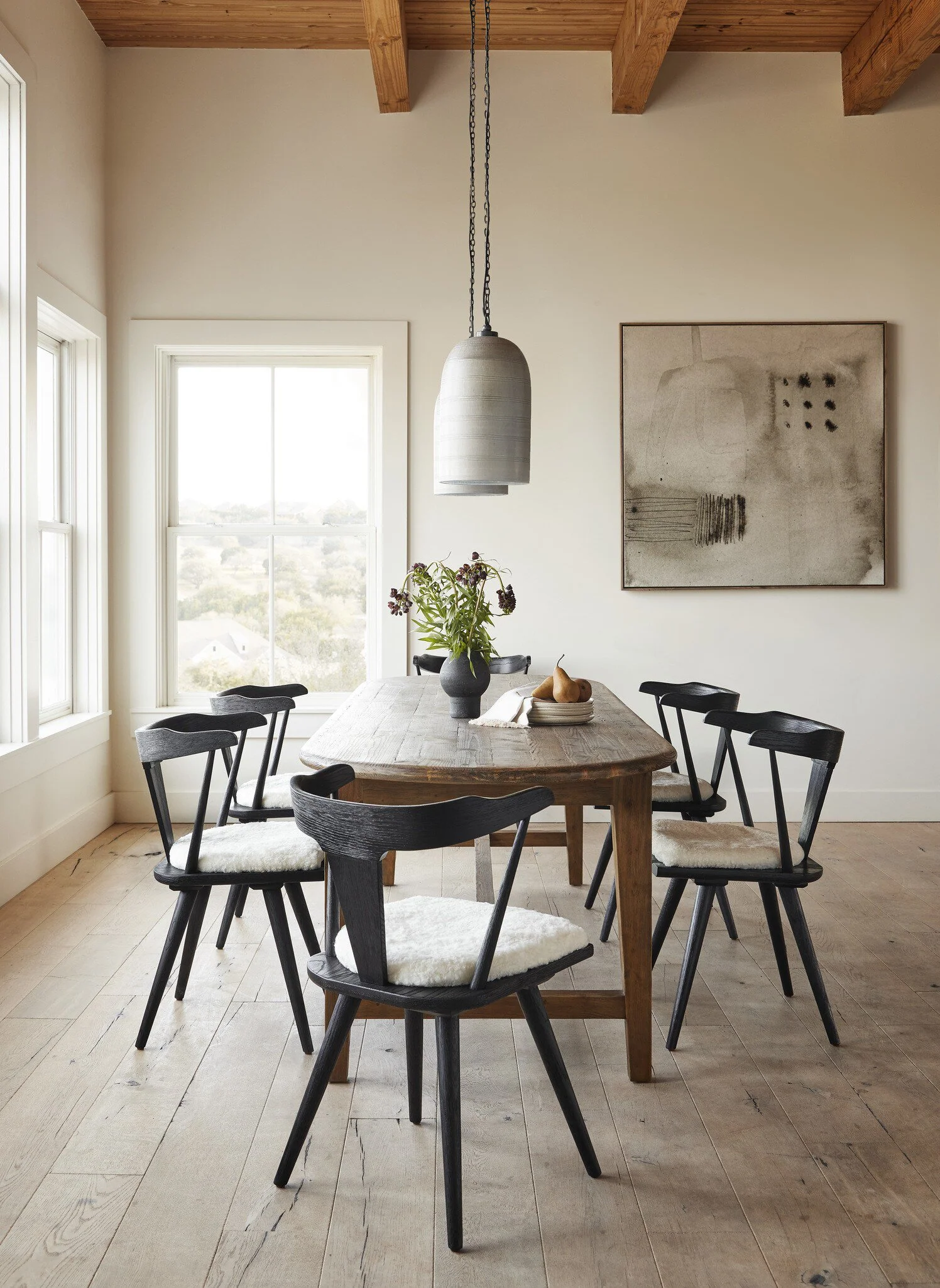 Windsor Dining Chair, Black Oak - Image 2