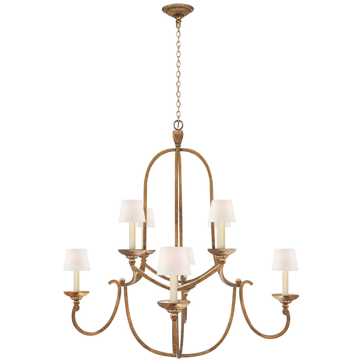 Flemish Eight Light Chandelier