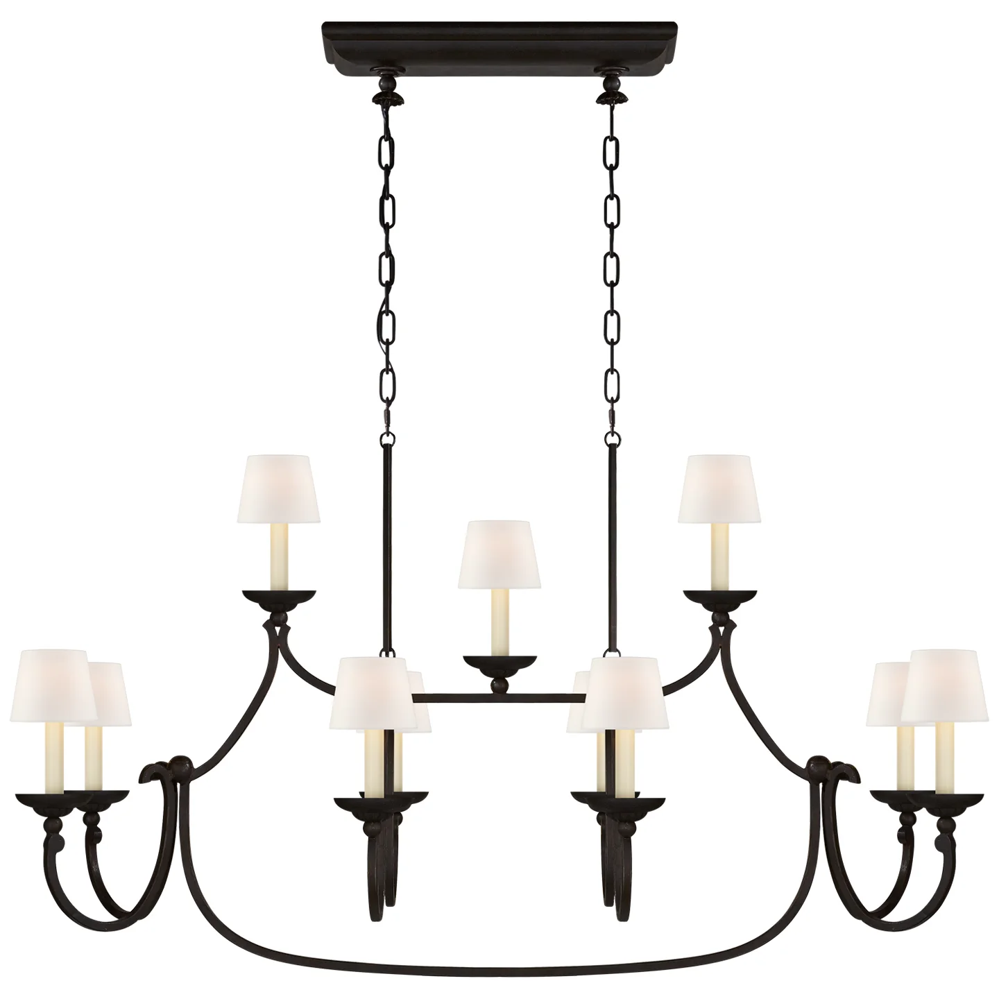 Flemish 11 Light Linear Pendant - Image 2