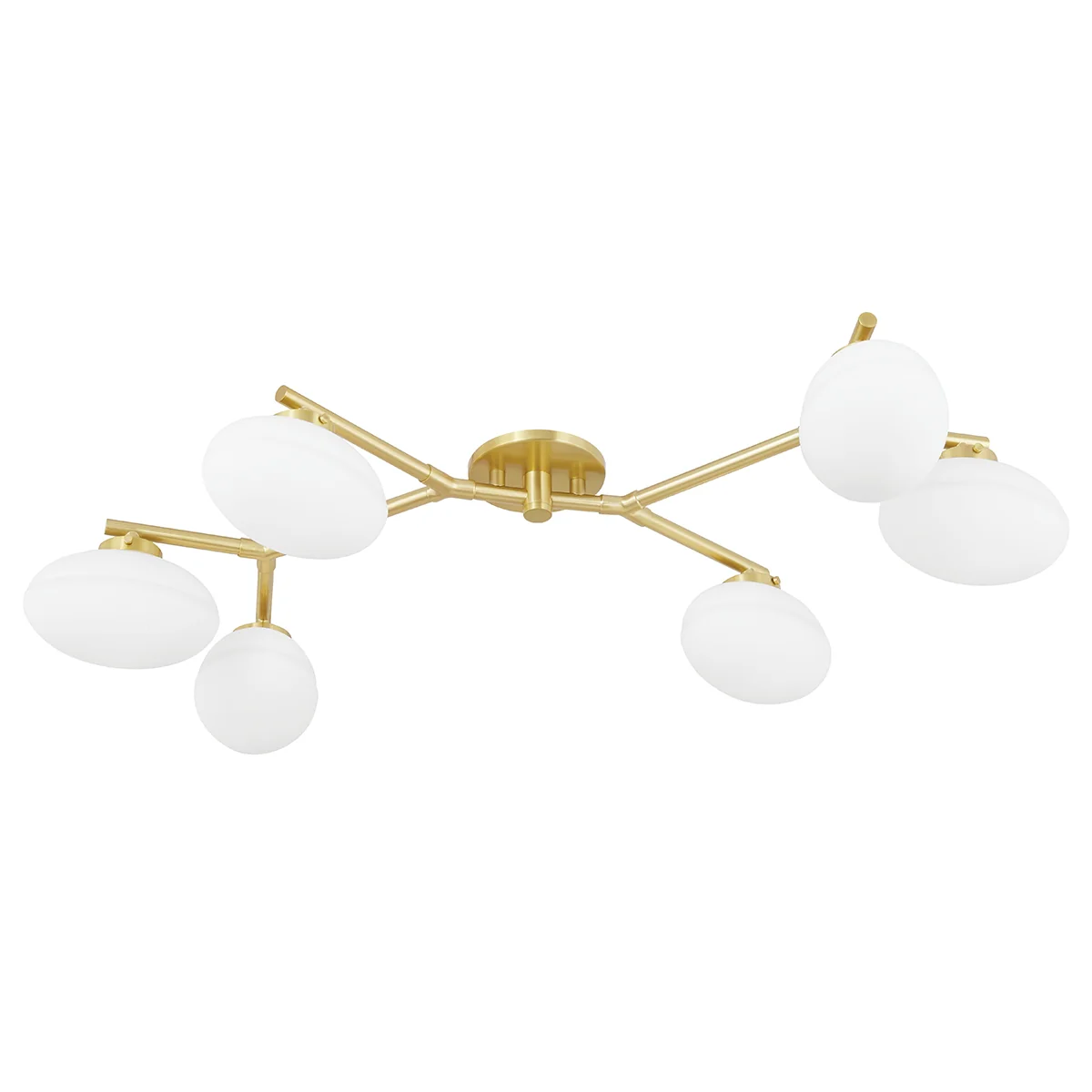 Wagner Six Light Semi Flush Mount - Image 1