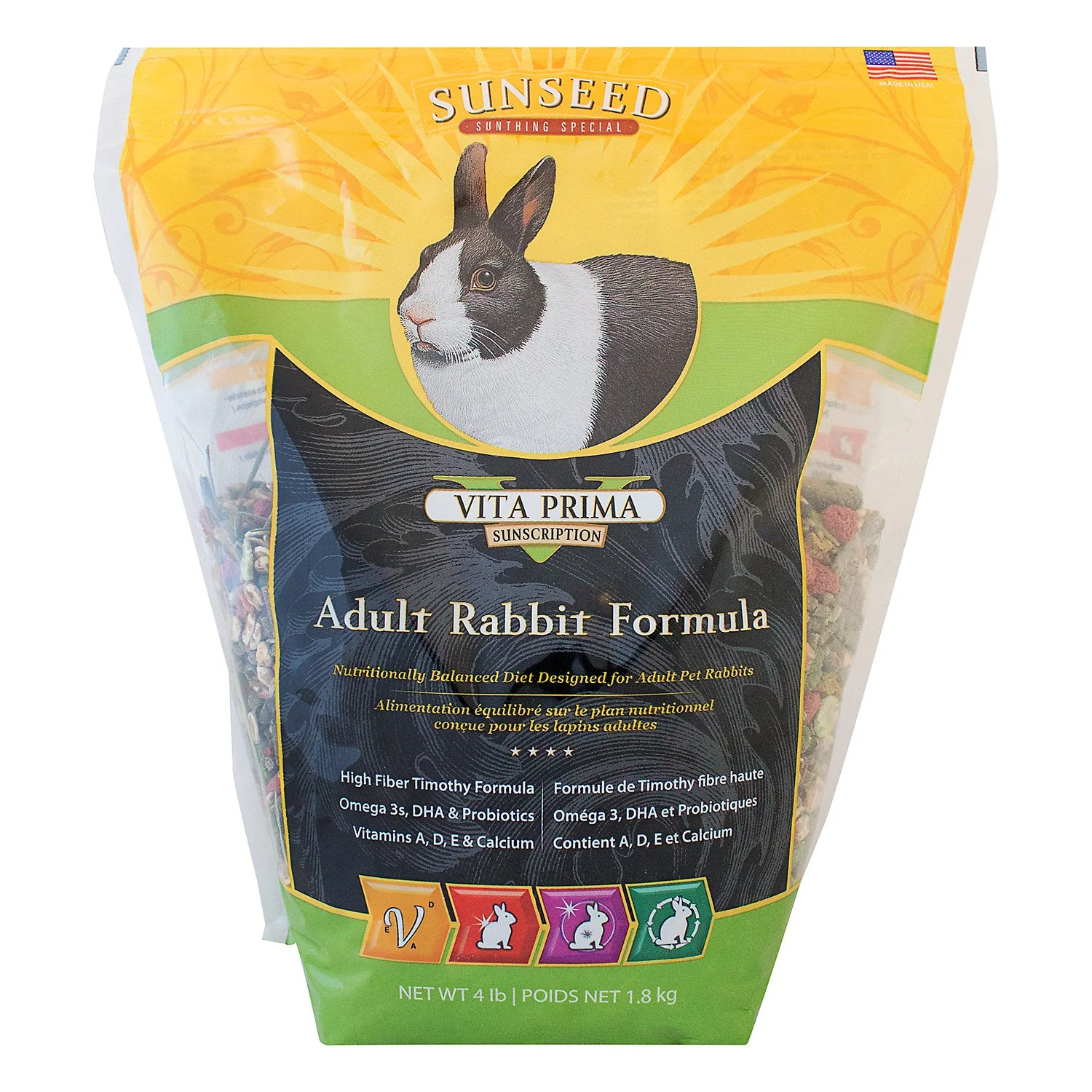 Sunseed® Vita Prima? Sunscription Adult Rabbit Food 4 Lbs - Image 1