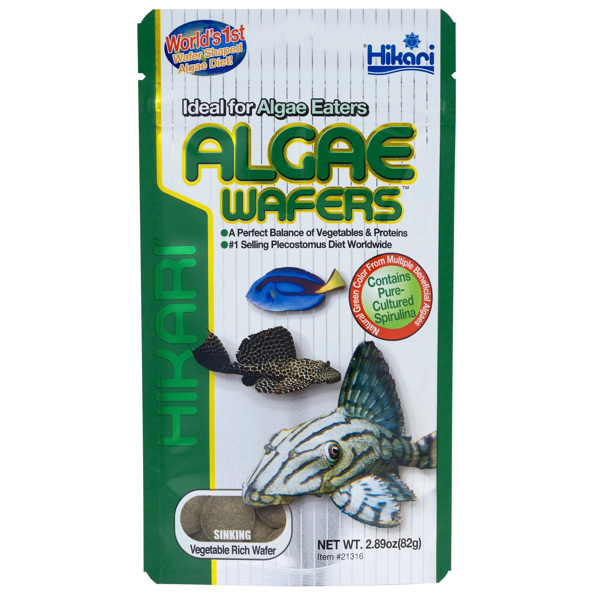 Hikari® Tropical Algae Wafers? Fish Food 2.89 Oz - Image 1