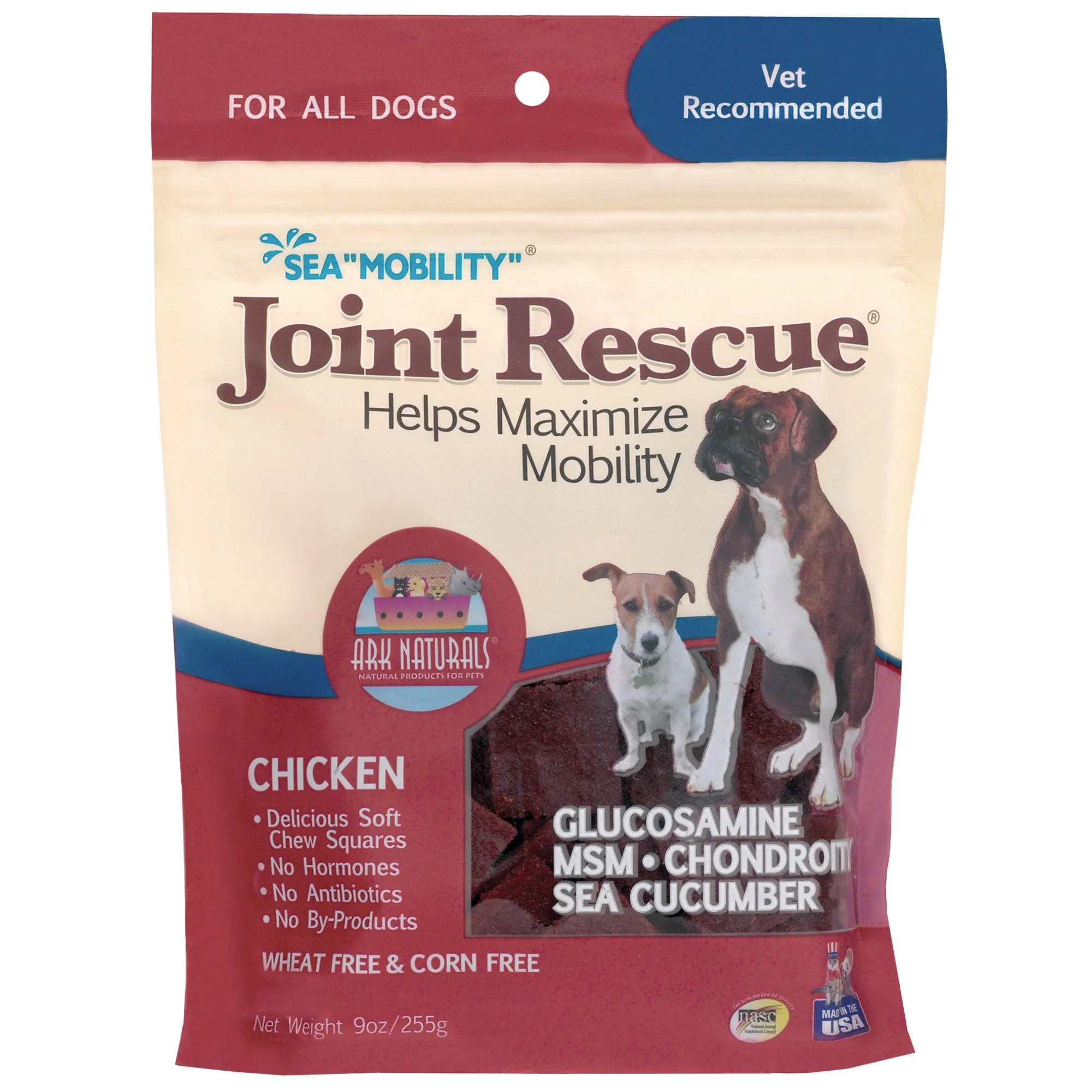 Ark Naturals Sea Mobility Joint Rescue Chicken Jerky for Dogs  9 oz - Image 1