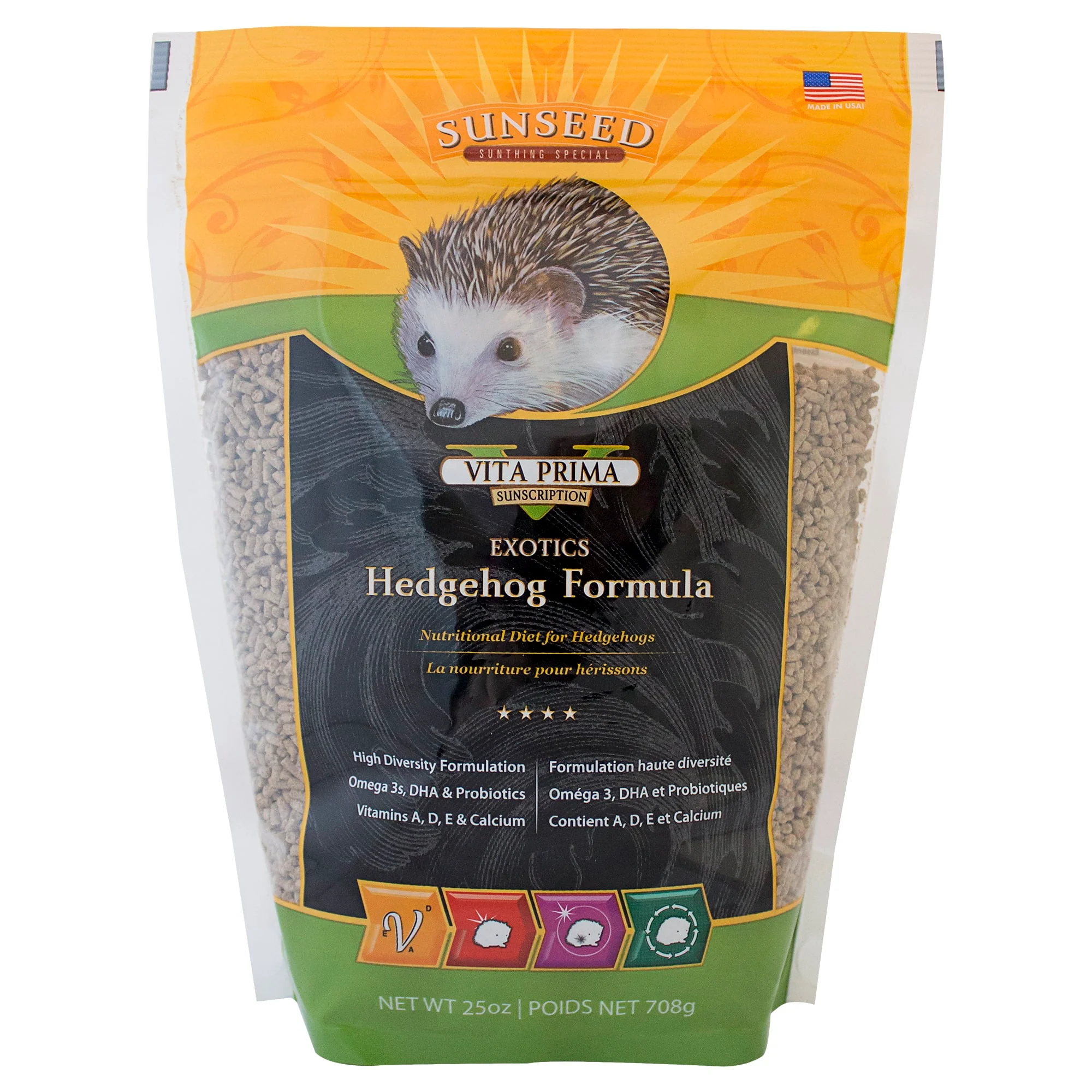 Sunseed Vita Prima Sunscription Exotics Dry Hedgehog Food  25 Oz - Image 1
