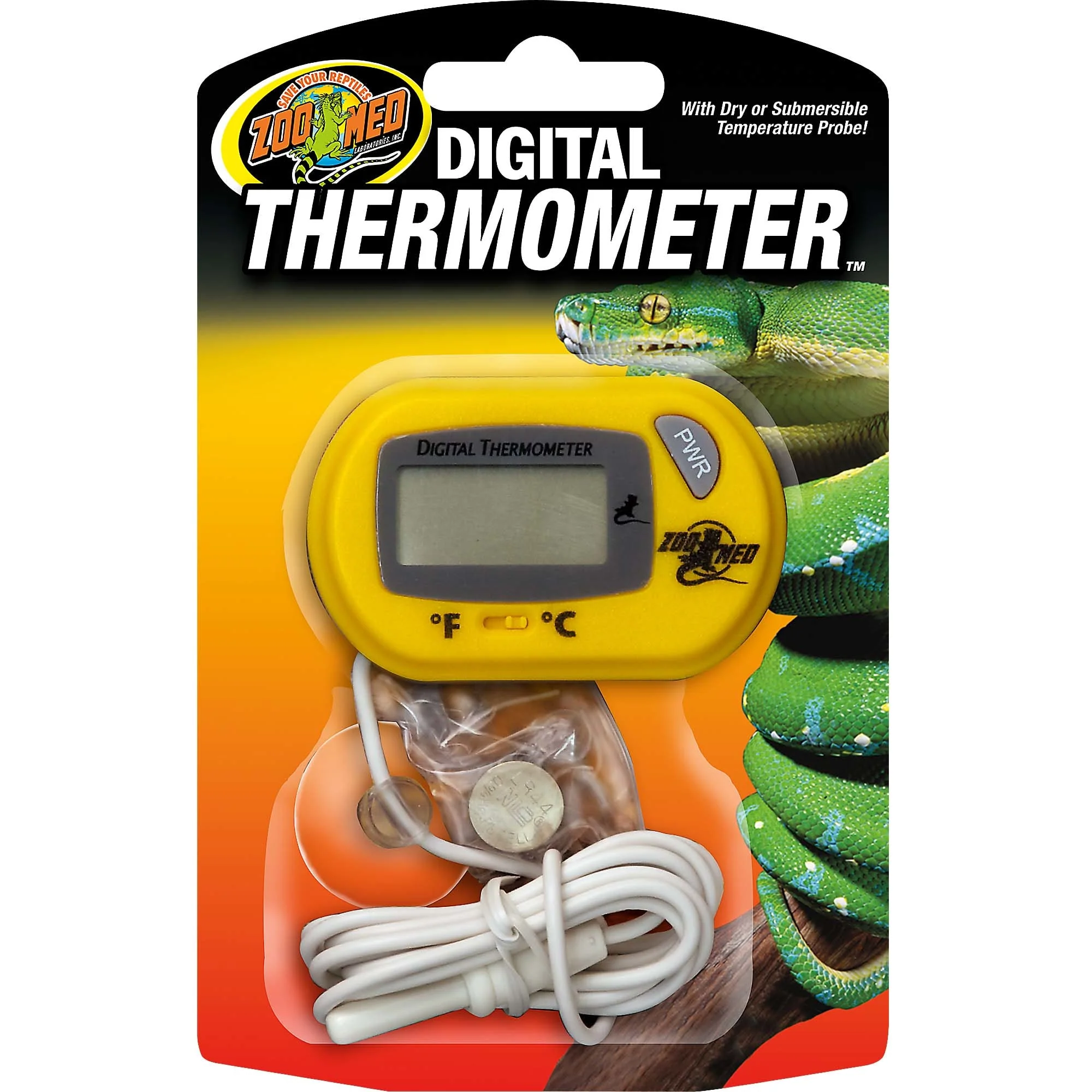 Zoo Med Digital Terrarium Thermometer Multi-Colored - Image 1