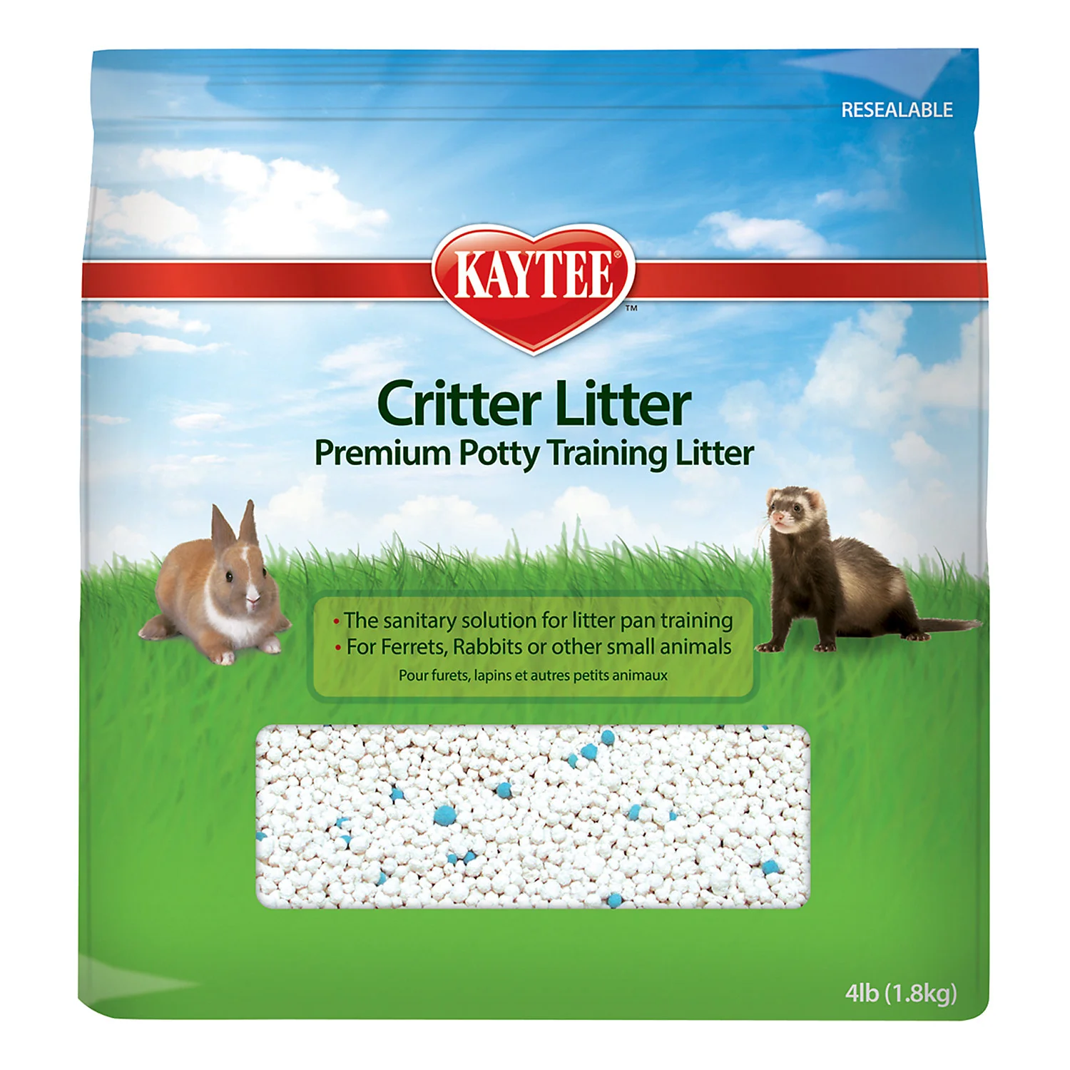 Kaytee Critter Litter Small Animal Premium Potty Training Litter  4 Pound - Image 1
