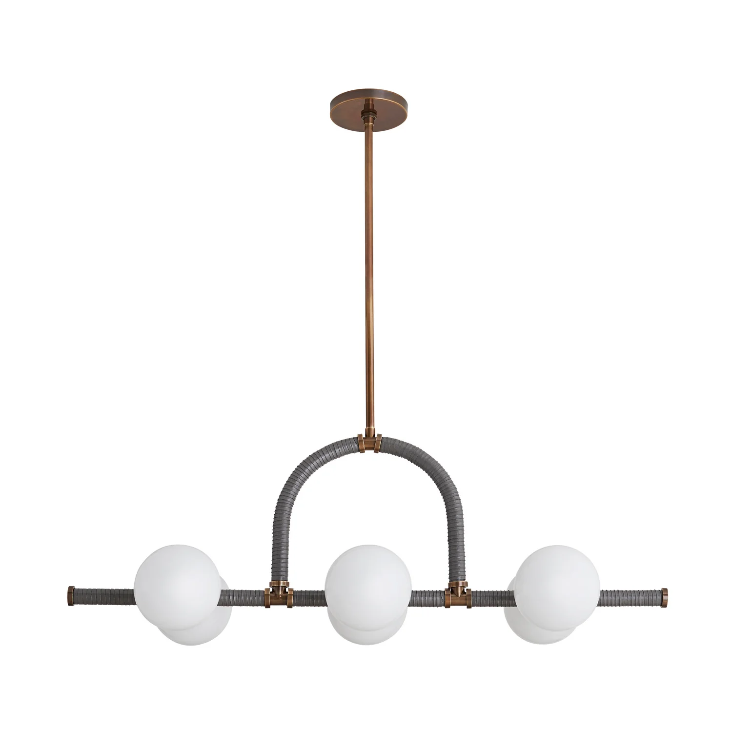 Harrison Six Light Linear Chandelier - Image 1