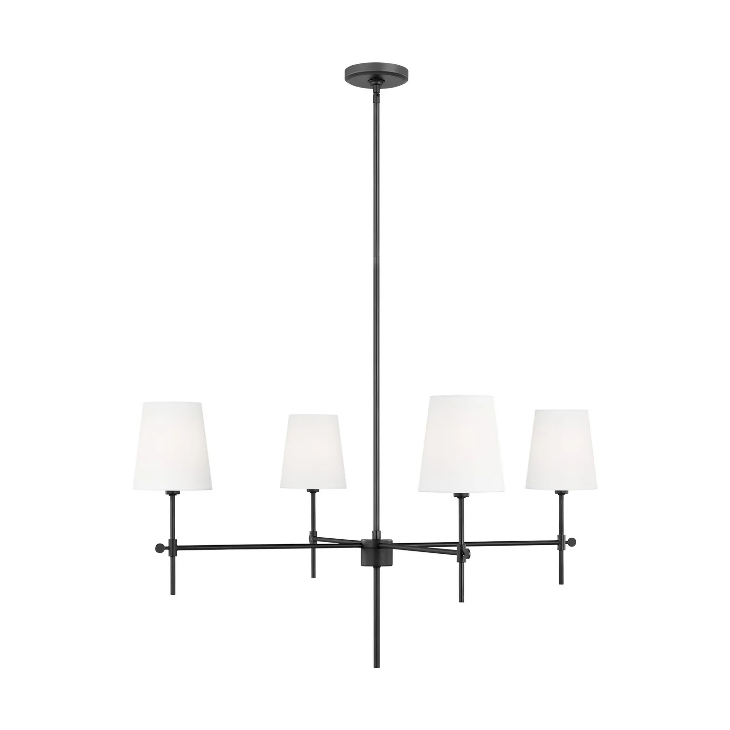 Baker Four Light Chandelier - Image 1