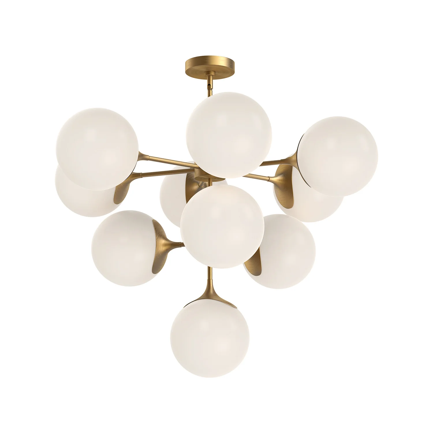 Nouveau Ten Light Chandelier - Image 2