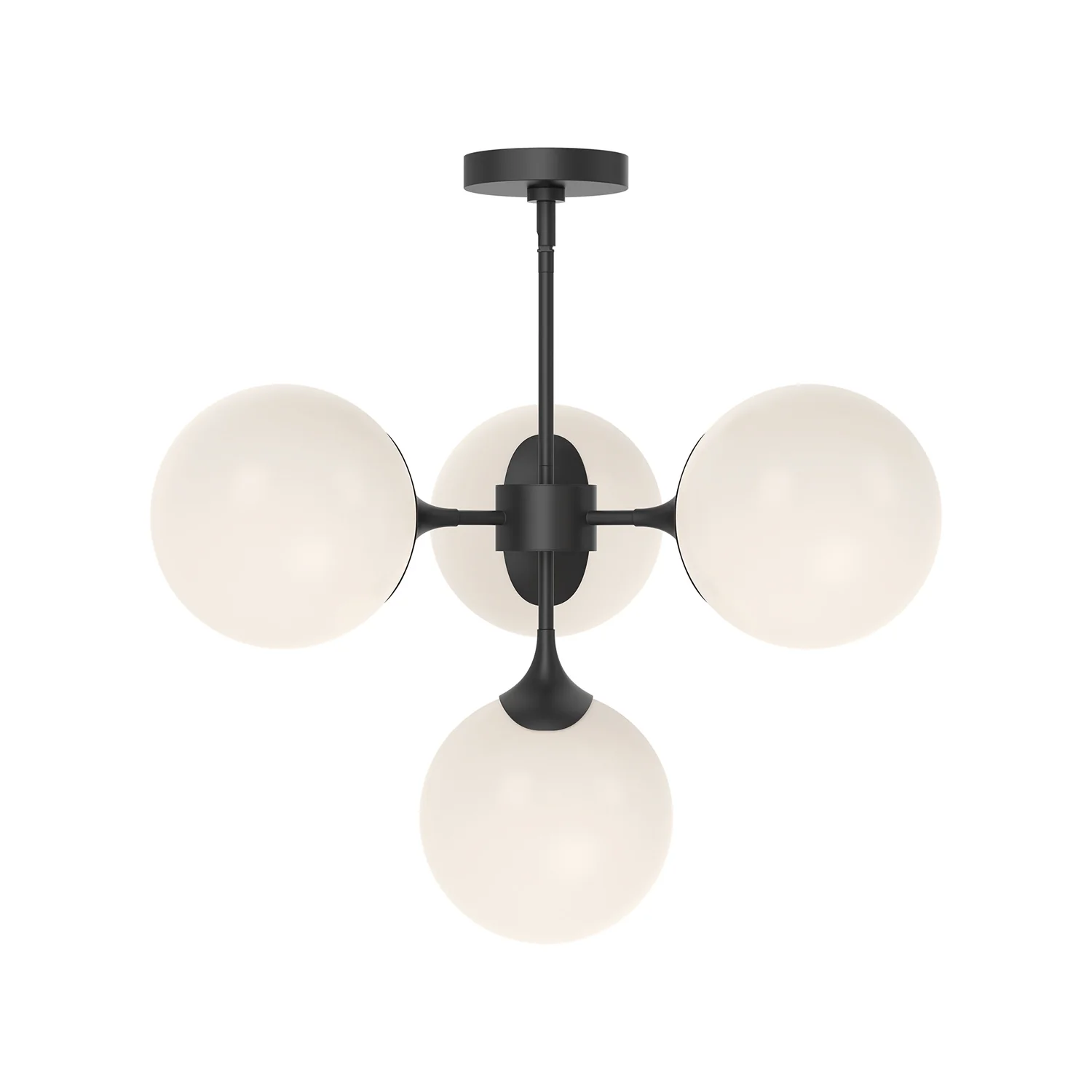 Nouveau Four Light Chandelier
