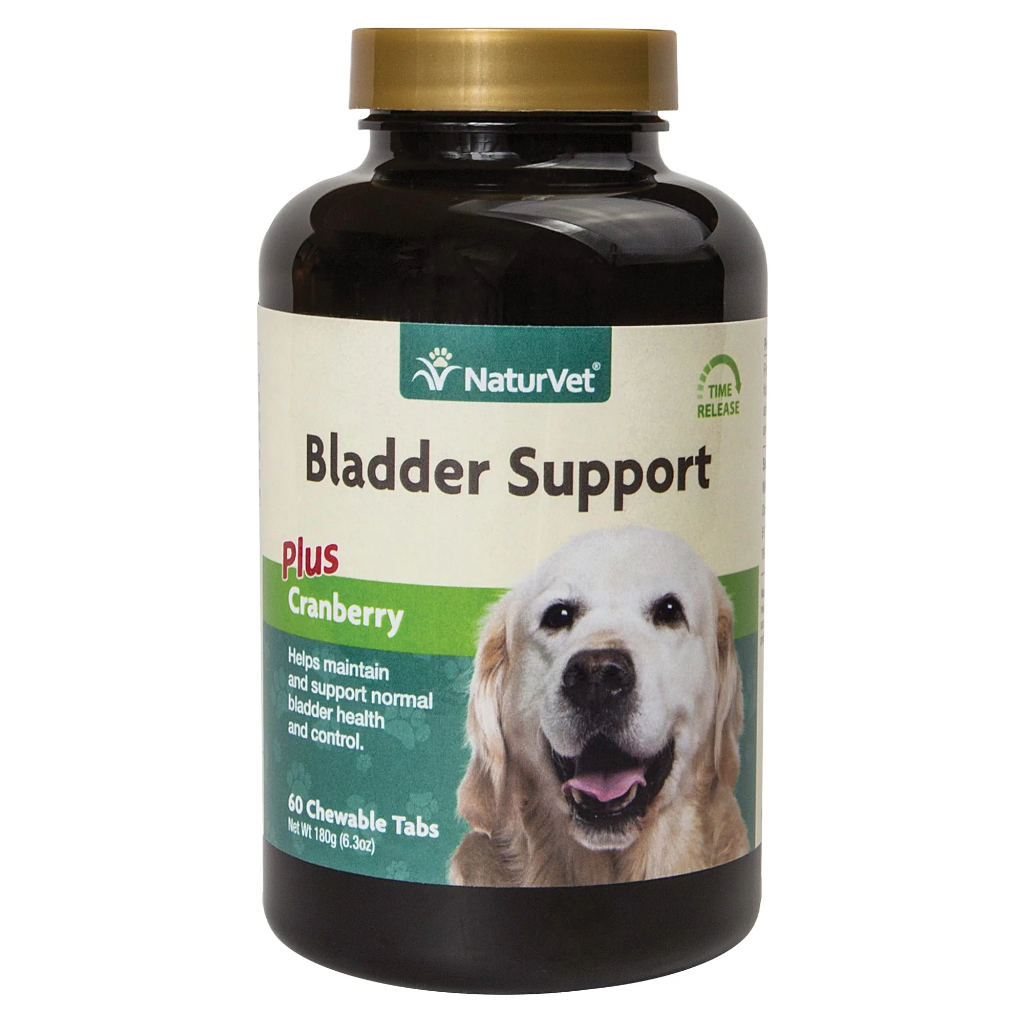 NaturVet Bladder Support Plus Cranberry for Dogs, 60 Chewable Tablets - Image 1