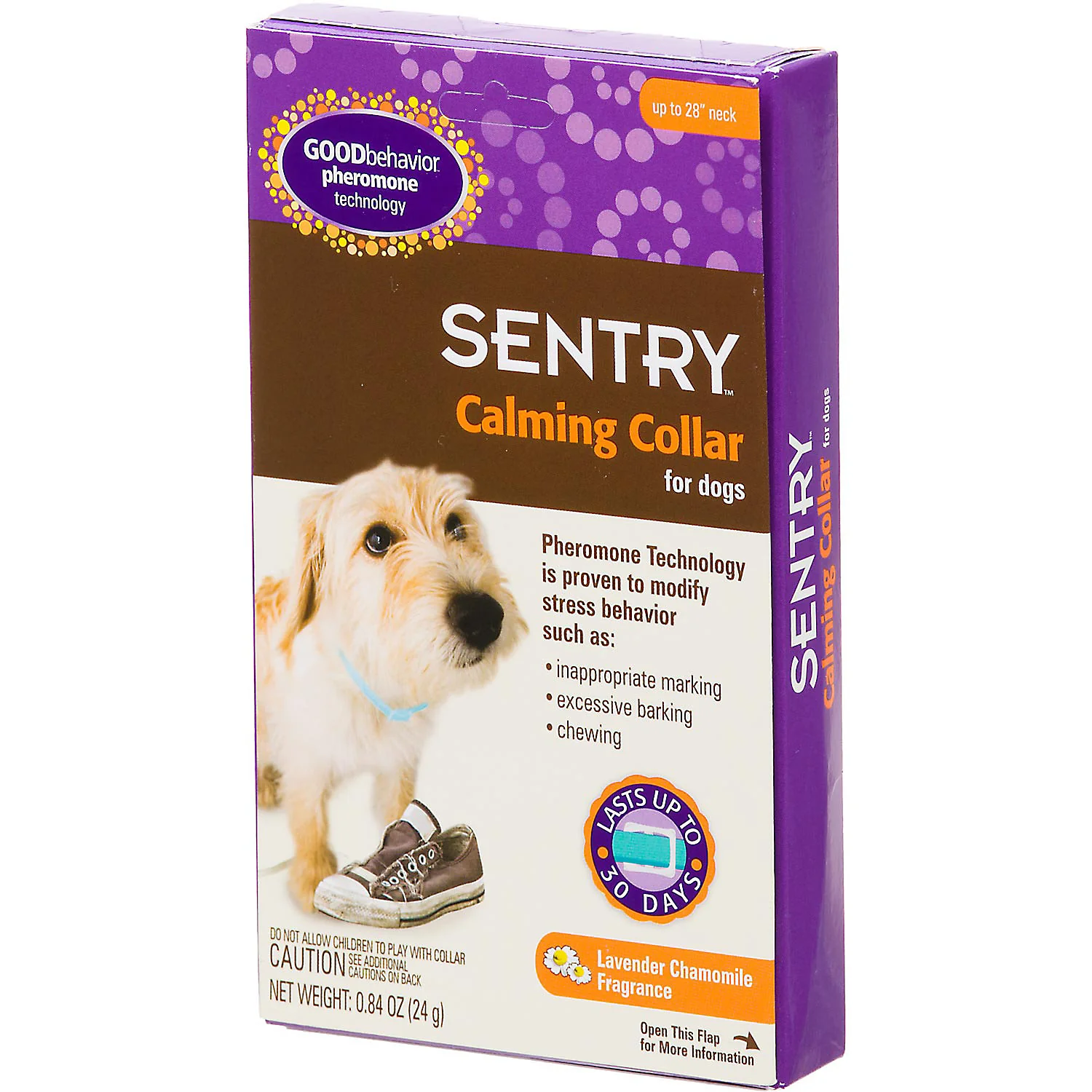 Sentry Calming Pheromone Collar for Dogs 1pk - Image 1