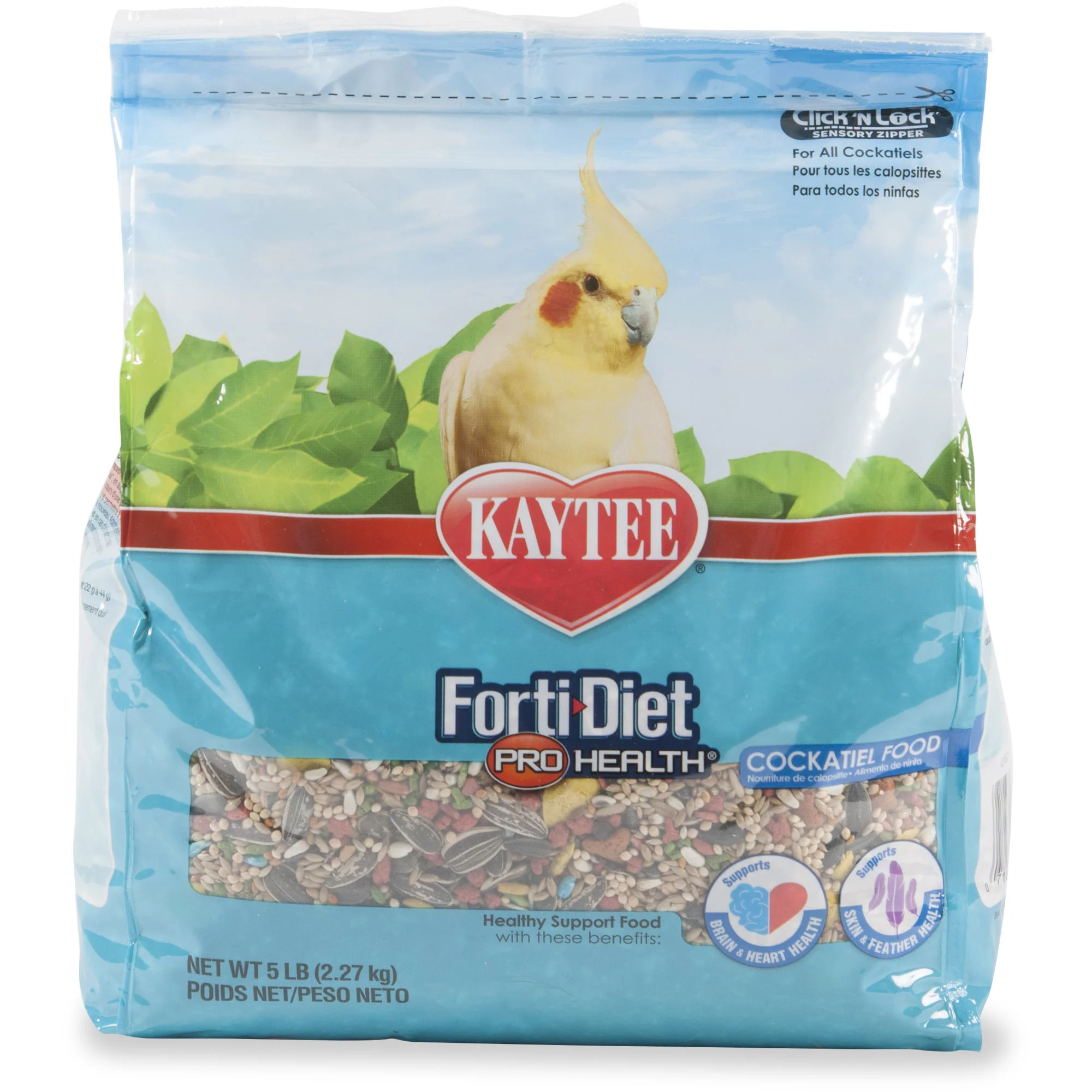 Kaytee Forti-Diet Pro Health Cockatiel Food 5lb - Image 1