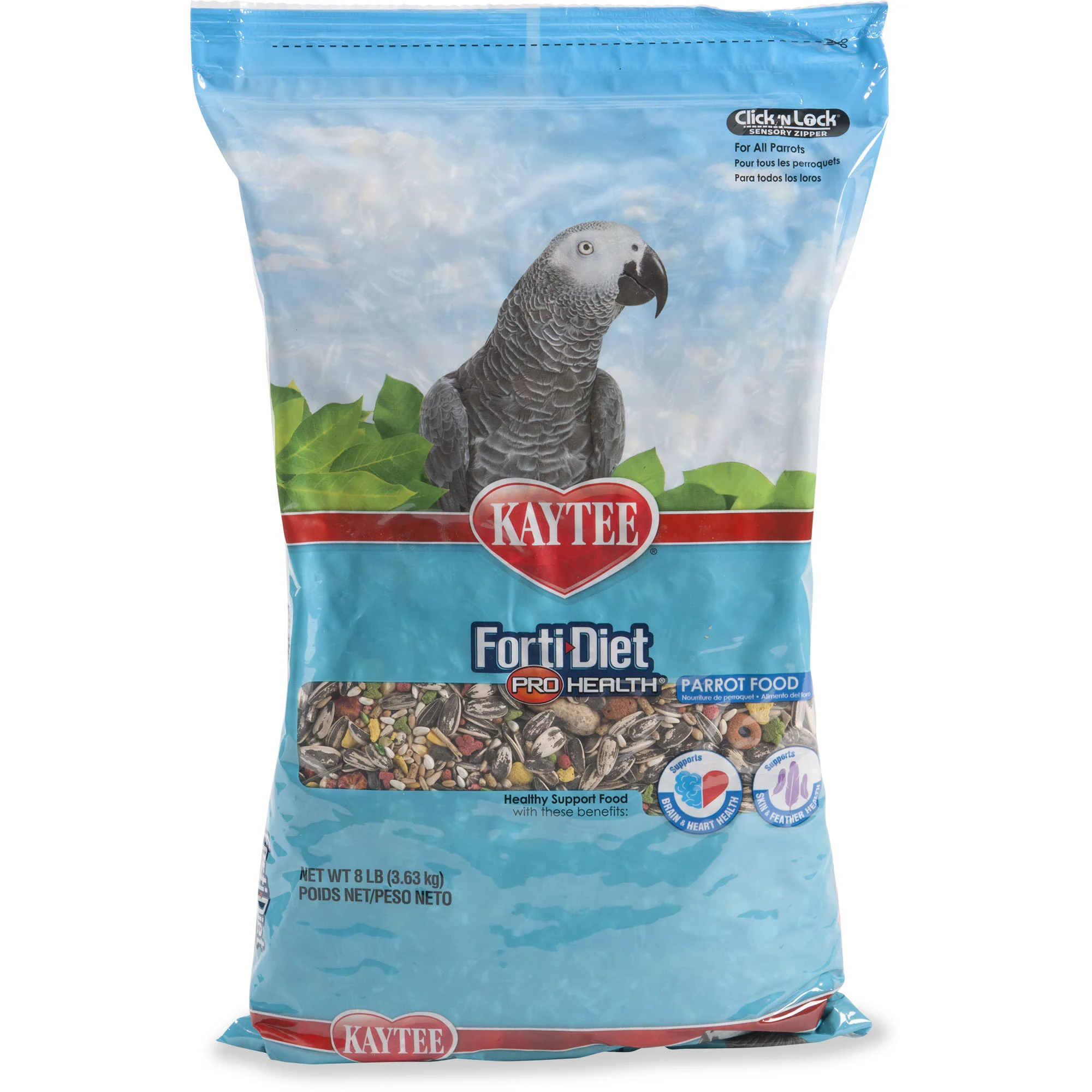 Kaytee Forti-Diet Pro Health Feather Health Parrot Food 8lb - Image 1