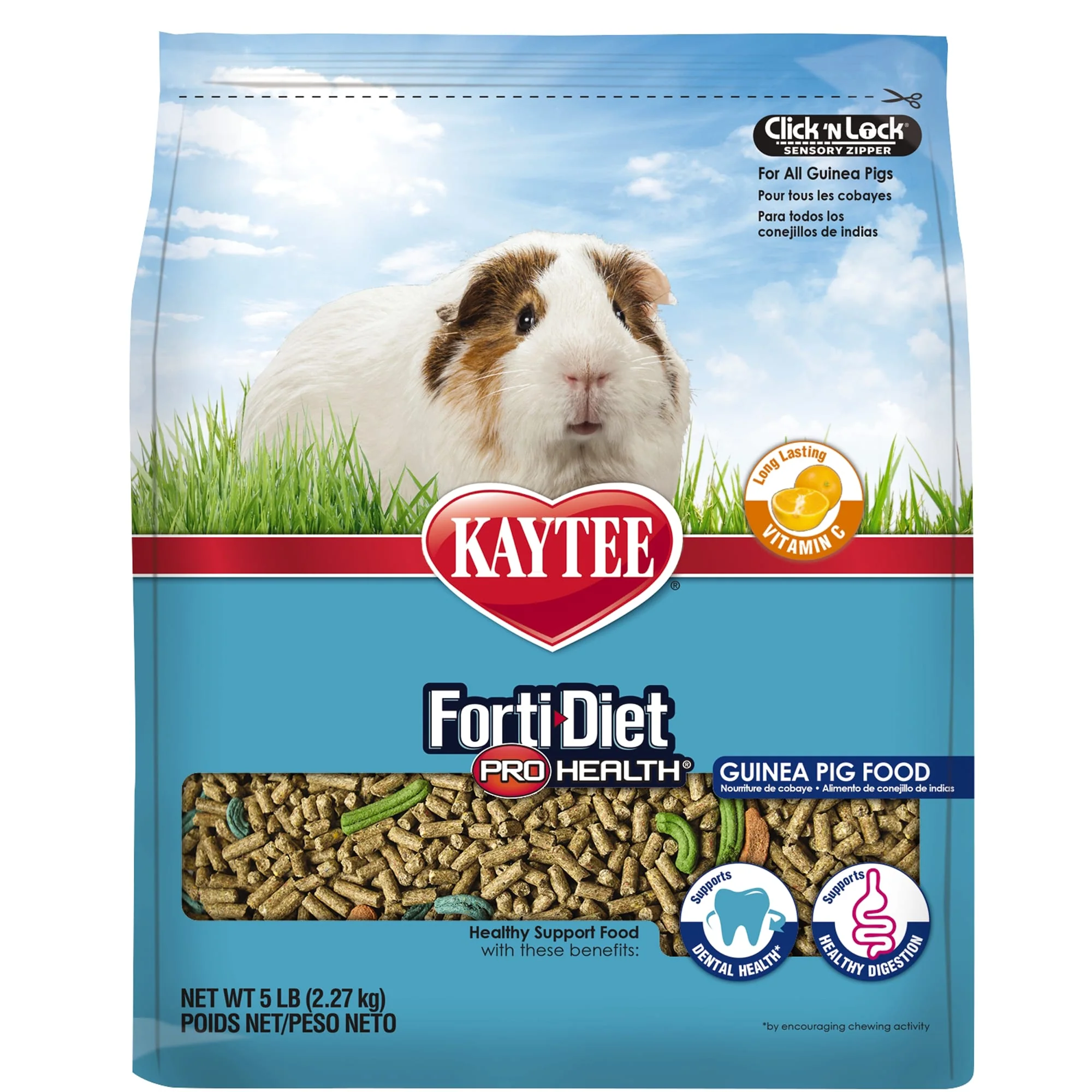 Kaytee Forti-Diet Pro Health Guinea Pig Food  5 lb - Image 1