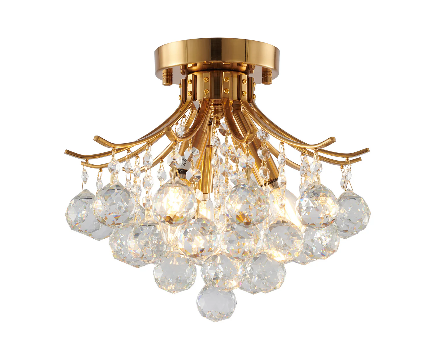 Acushnet Three Light Semi Flush Mount