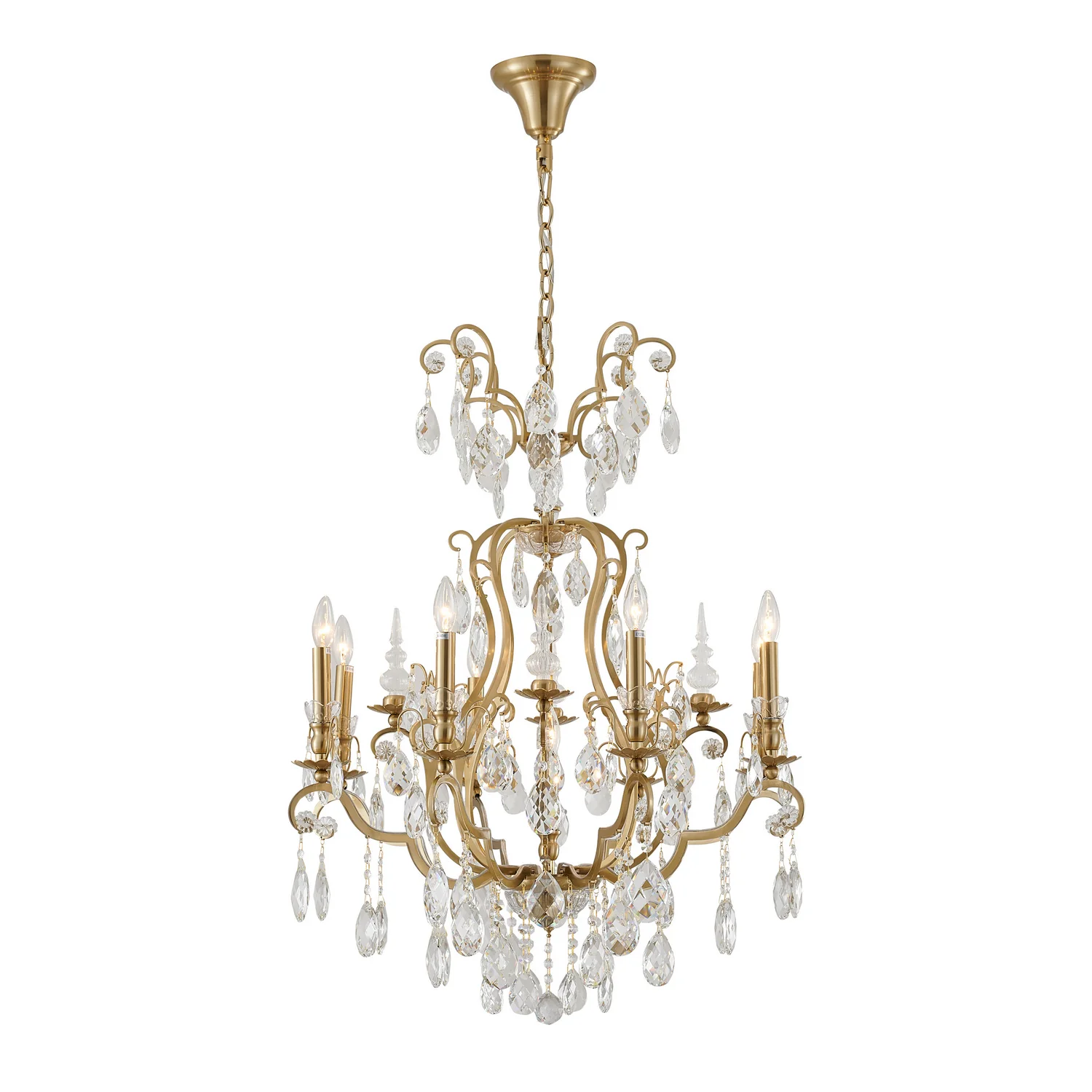 Shihezi Nine Light Chandelier - Image 1