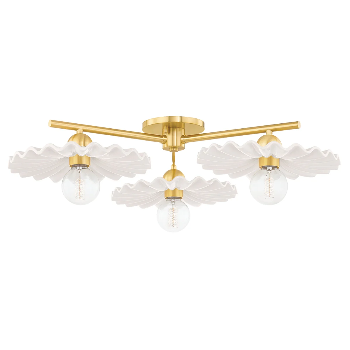 Tinsley Three Light Semi Flush Mount - Image 1