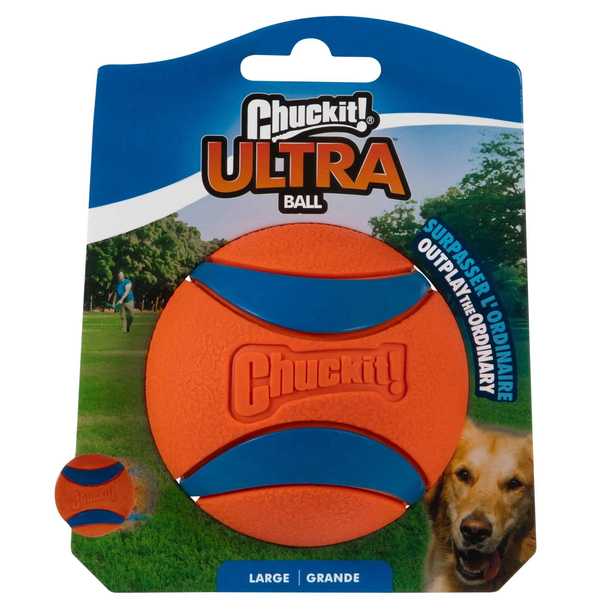 Chuckit! Ultra Ball Natural Rubber Dog Toy  Large - Image 1